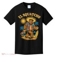 El Squatcho Bigfoot Funny Sasquatch Kids T-Shirt thumb 0