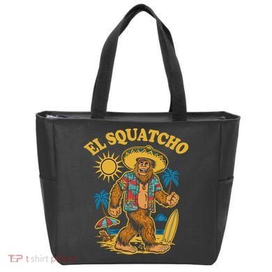 El Squatcho Bigfoot Funny Sasquatch Tote Bag