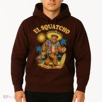 El Squatcho Bigfoot Funny Sasquatch Hoodie thumb 2