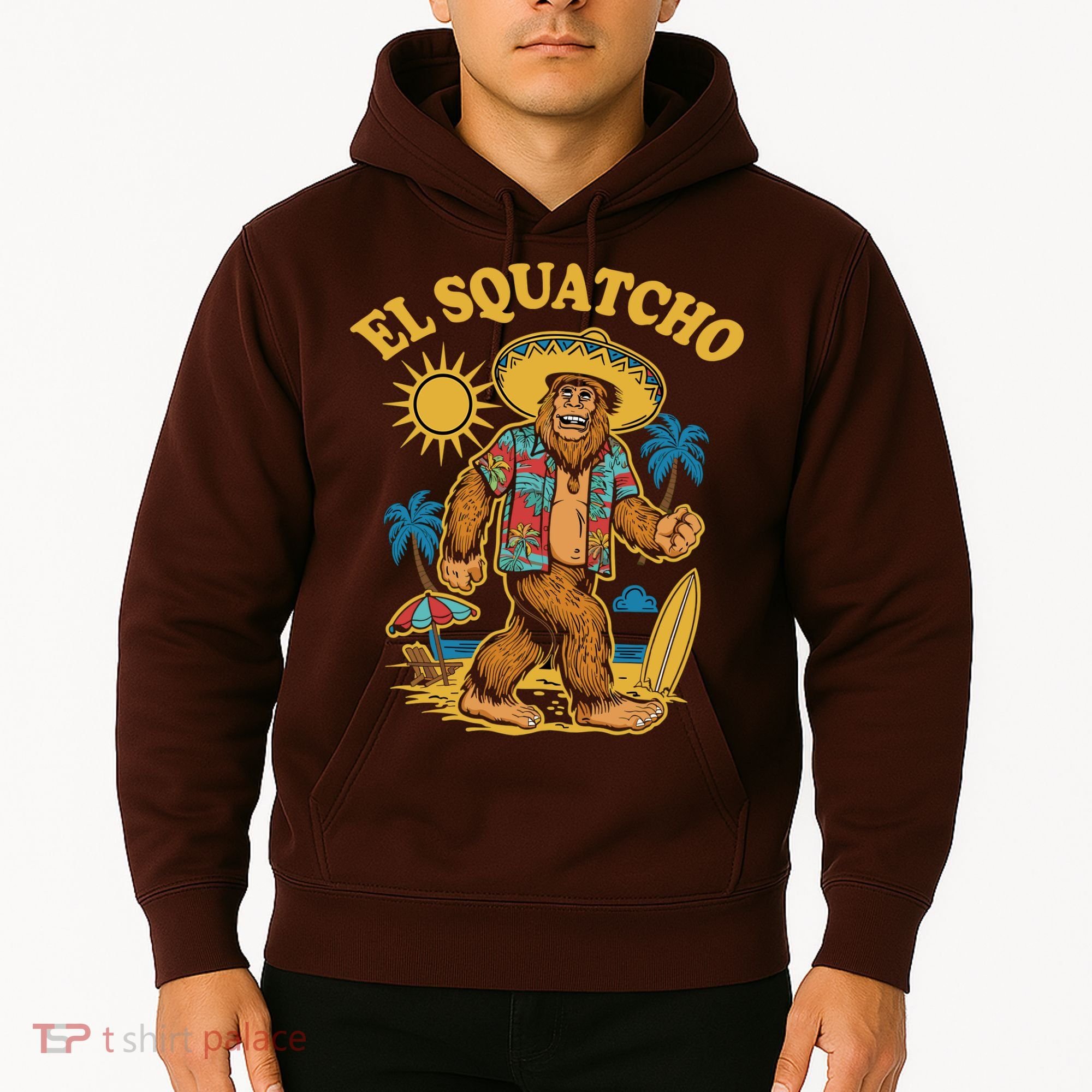 El Squatcho Bigfoot Funny Sasquatch Hoodie