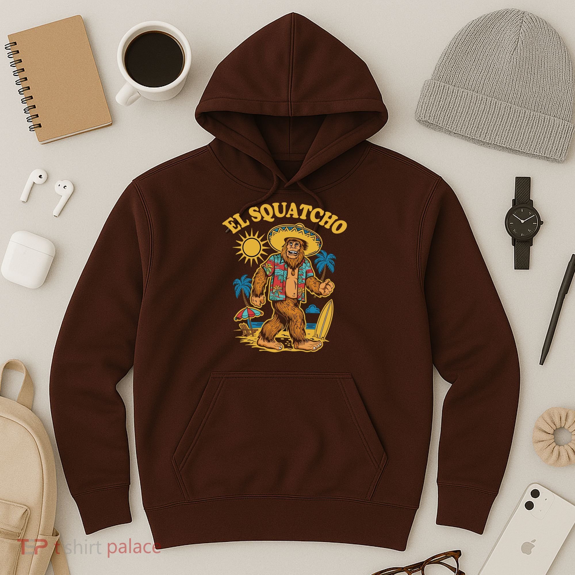 El Squatcho Bigfoot Funny Sasquatch Hoodie