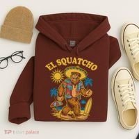 El Squatcho Bigfoot Funny Sasquatch Hoodie thumb 4
