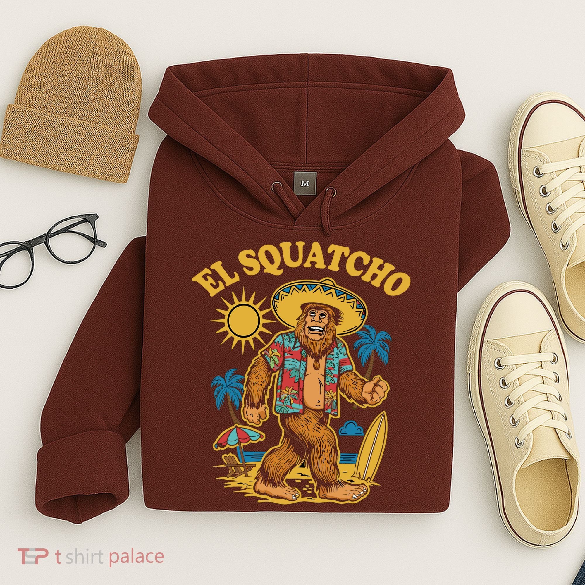 El Squatcho Bigfoot Funny Sasquatch Hoodie