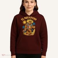 El Squatcho Bigfoot Funny Sasquatch Hoodie thumb 5