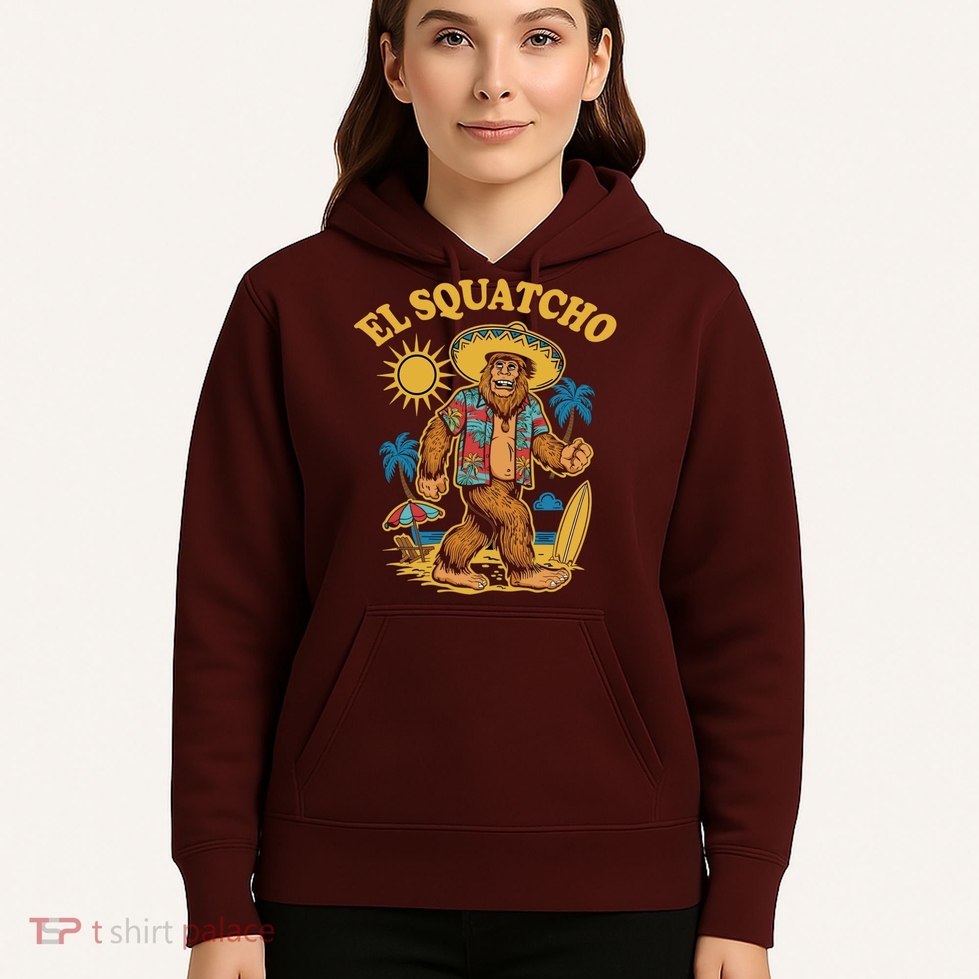 El Squatcho Bigfoot Funny Sasquatch Hoodie