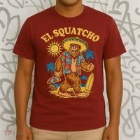 El Squatcho Bigfoot Funny Sasquatch T-Shirt thumb 3