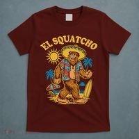 El Squatcho Bigfoot Funny Sasquatch T-Shirt thumb 5