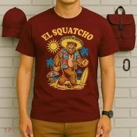 El Squatcho Bigfoot Funny Sasquatch T-Shirt thumb 6