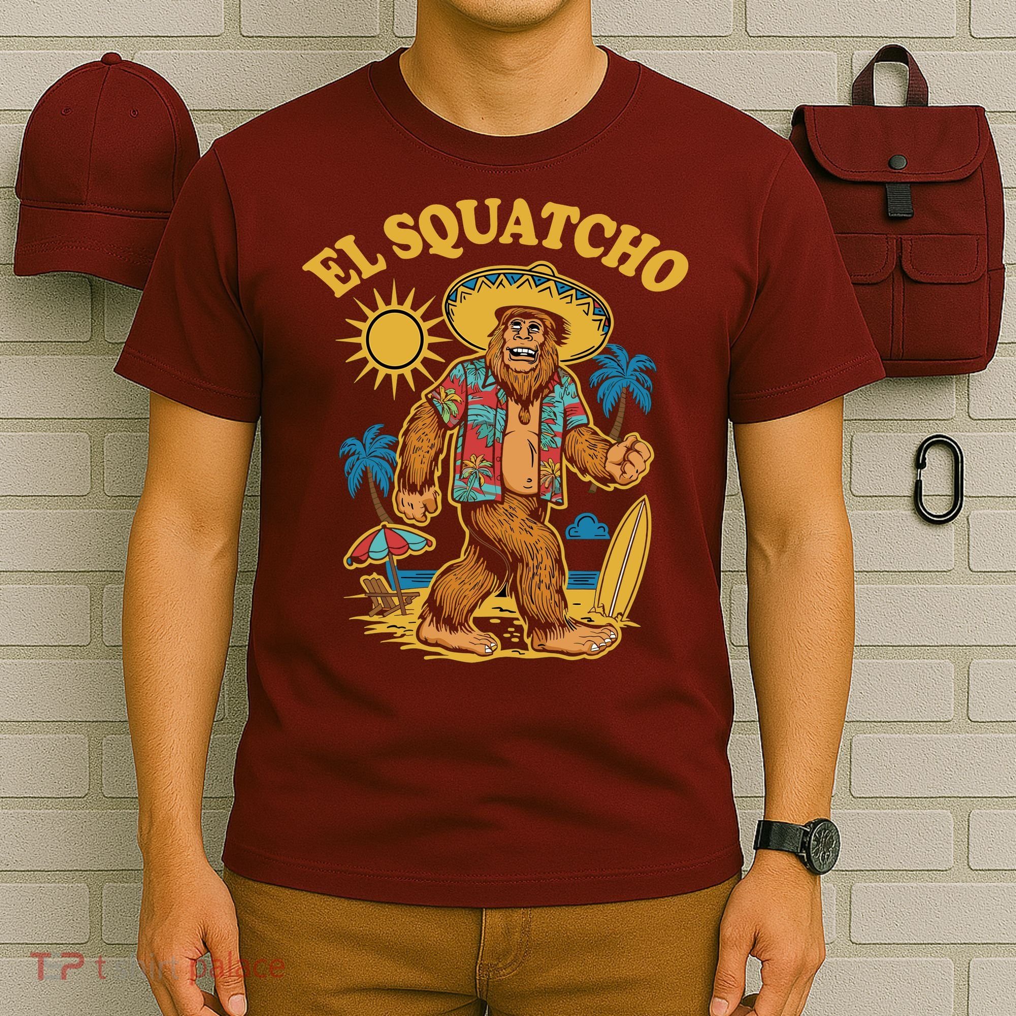 El Squatcho Bigfoot Funny Sasquatch T-Shirt