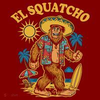 El Squatcho Bigfoot Funny Sasquatch Beanie thumb 2