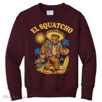 El Squatcho Bigfoot Funny Sasquatch Kids Sweatshirt thumb 0