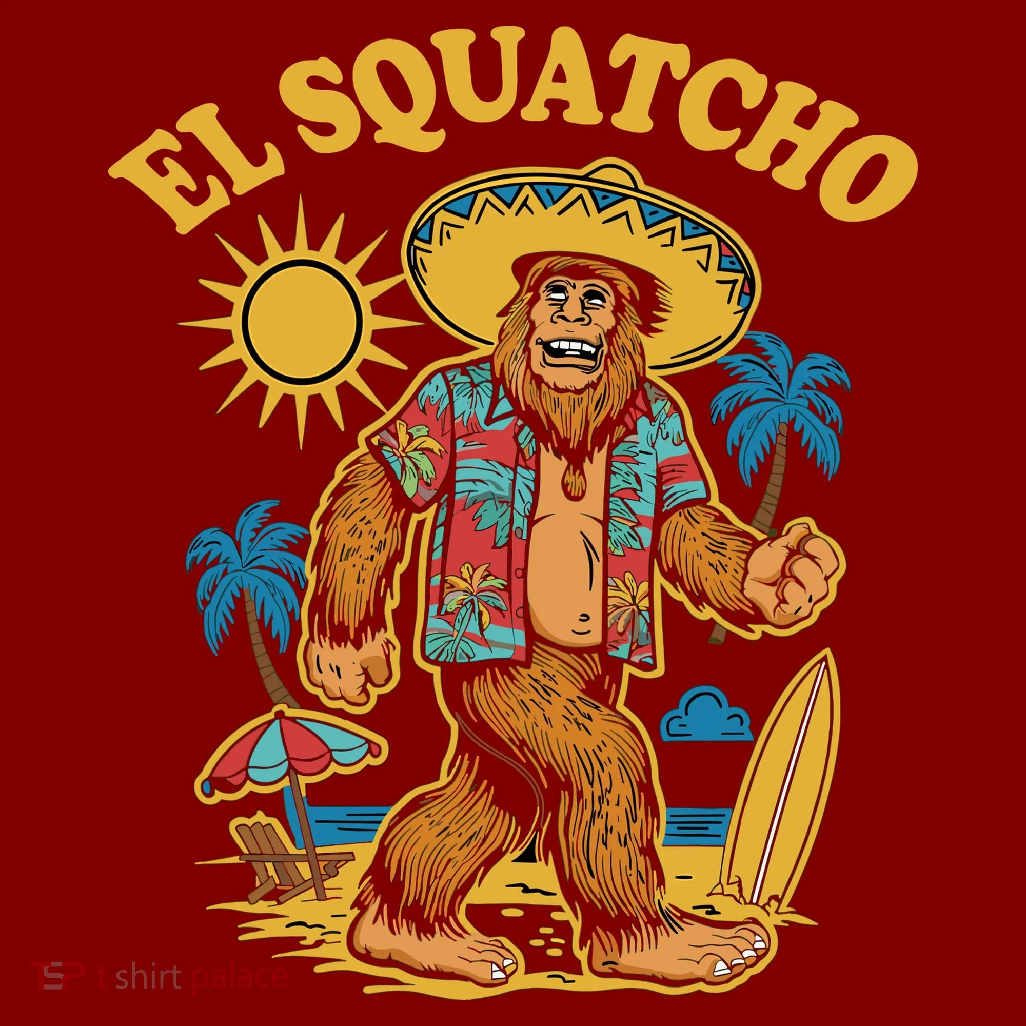 El Squatcho Bigfoot Funny Sasquatch Kids Sweatshirt