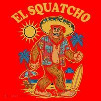El Squatcho Bigfoot Funny Sasquatch Santa Hat thumb 1