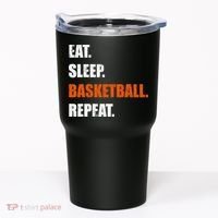Eat Sleep Basketball Repeat Tumbler thumb 0