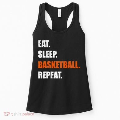Eat Sleep Basketball Repeat Women's Tank Top