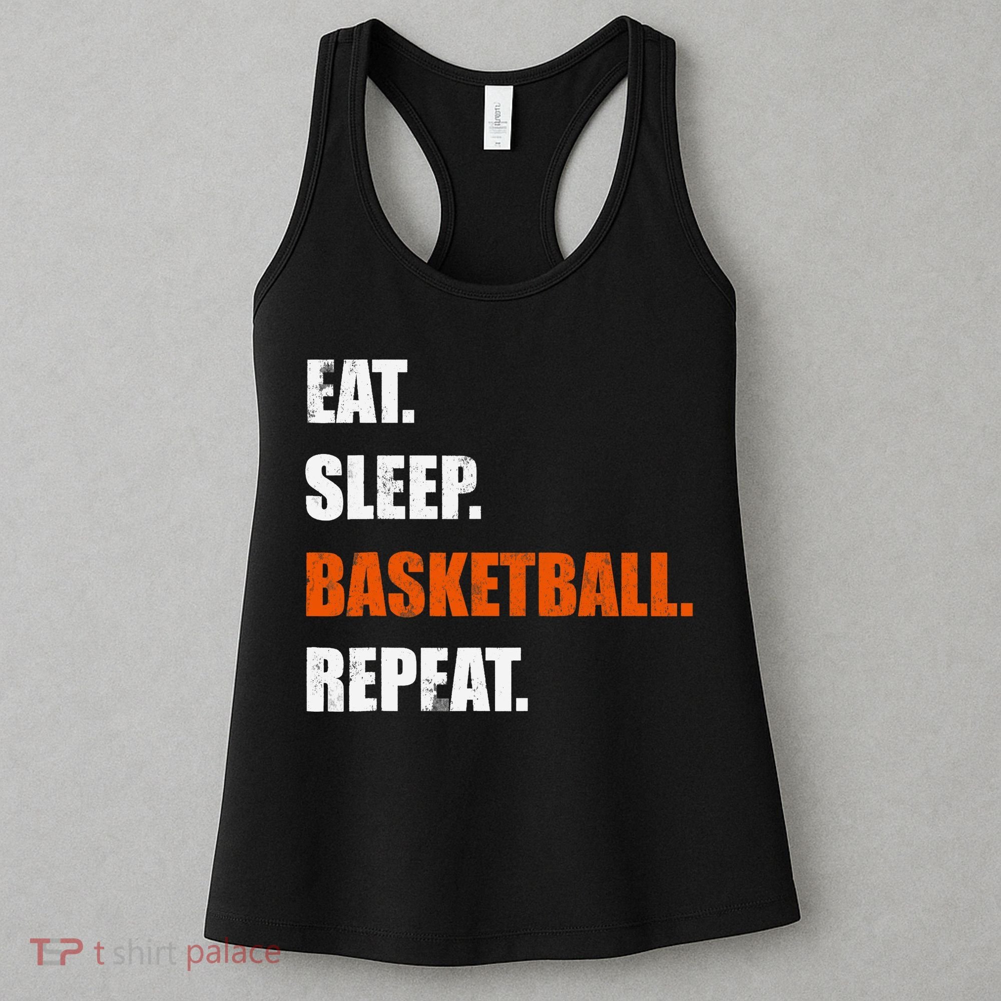 Eat Sleep Basketball Repeat Women's Tank Top