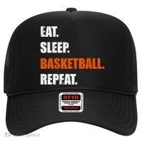 Eat Sleep Basketball Repeat Hat thumb 0