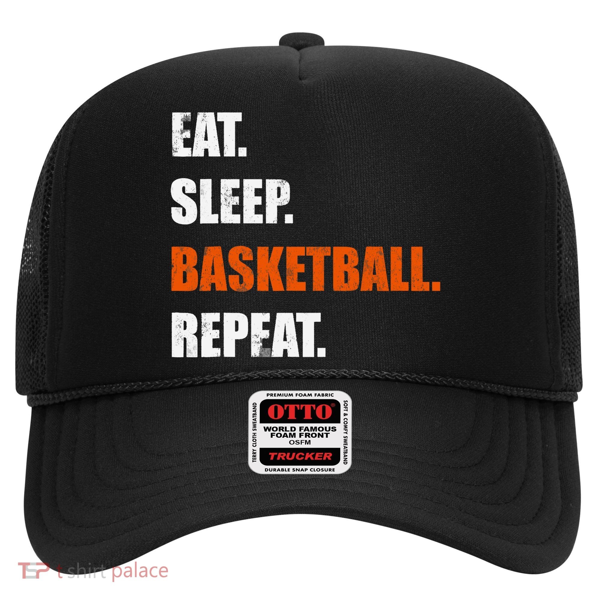 Eat Sleep Basketball Repeat Hat
