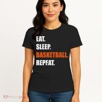 Eat Sleep Basketball Repeat Women's T-Shirt thumb 4