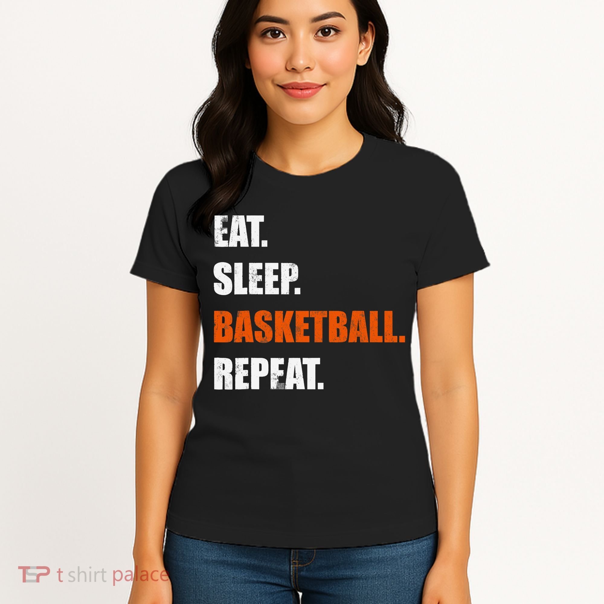 Eat Sleep Basketball Repeat Women's T-Shirt