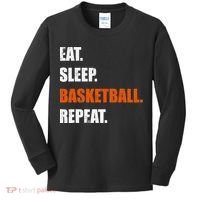 Eat Sleep Basketball Repeat Kids Long Sleeve Shirt thumb 0