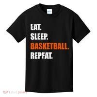Eat Sleep Basketball Repeat Kids T-Shirt thumb 0