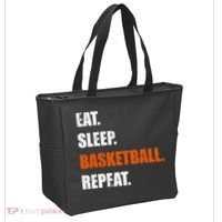 Eat Sleep Basketball Repeat Tote Bag thumb 2