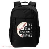 Eat Sleep Baseball Repeat Baseball Backpack thumb 0