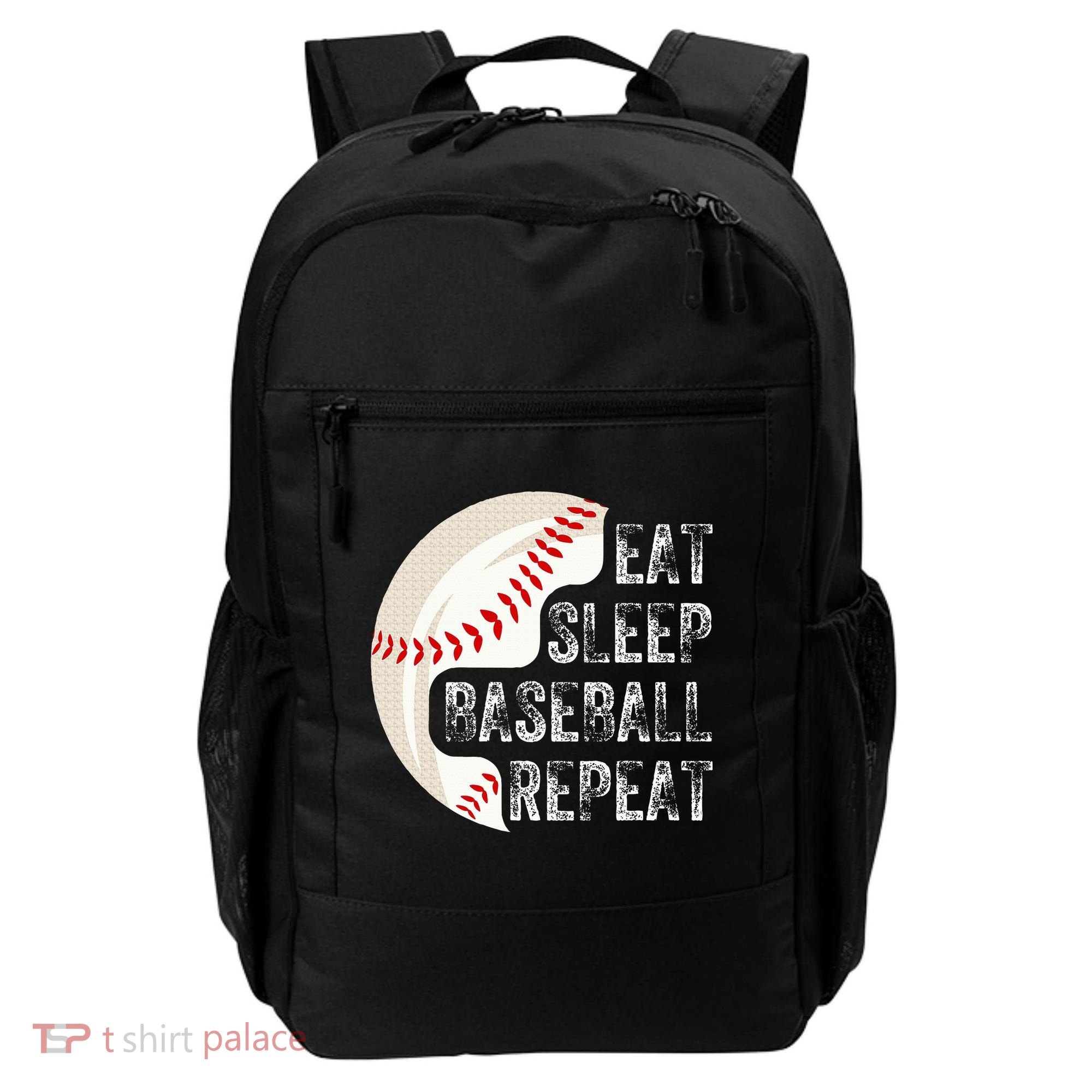 Eat Sleep Baseball Repeat Baseball Backpack