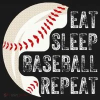 Eat Sleep Baseball Repeat Baseball Women's Tank Top thumb 5
