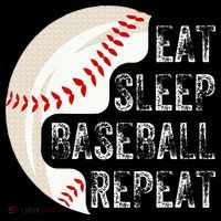 Eat Sleep Baseball Repeat Baseball Toddler Hoodie thumb 2