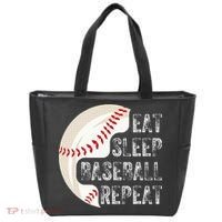 Eat Sleep Baseball Repeat Baseball Tote Bag thumb 0