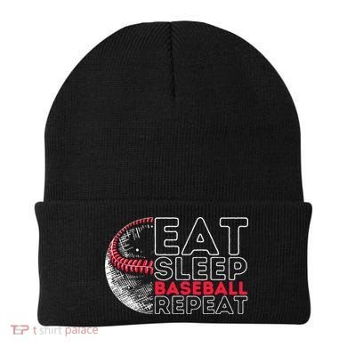 Eat Sleep Baseball Repeat Players Beanie