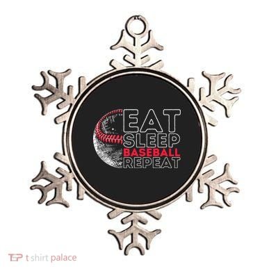 Eat Sleep Baseball Repeat Players Ornament