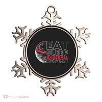 Eat Sleep Baseball Repeat Players Ornament thumb 0
