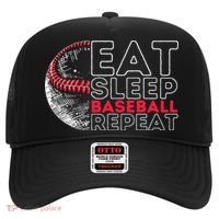Eat Sleep Baseball Repeat Players Hat thumb 0