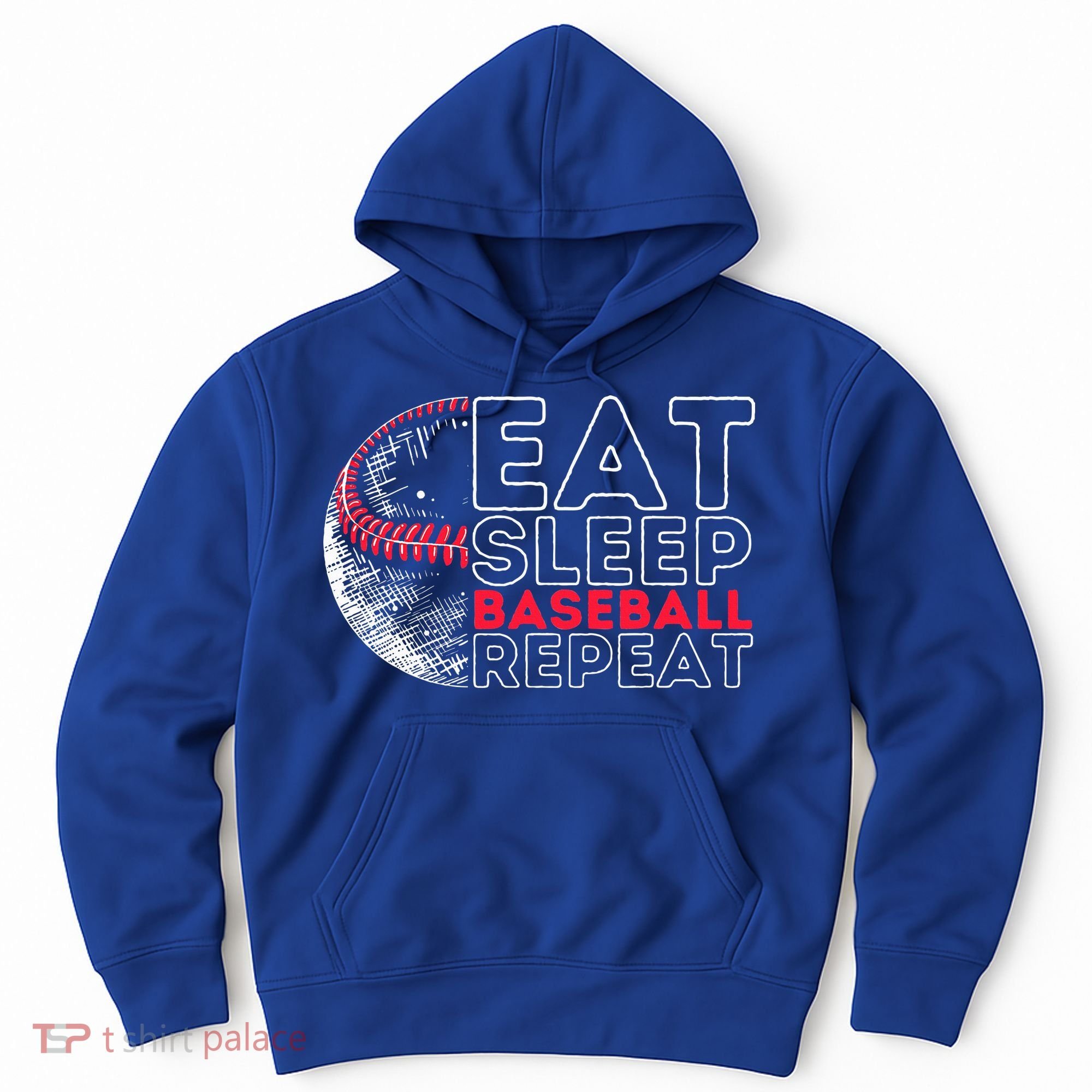 Eat Sleep Baseball Repeat Players Hoodie