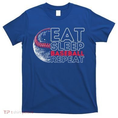 Eat Sleep Baseball Repeat Players T-Shirt