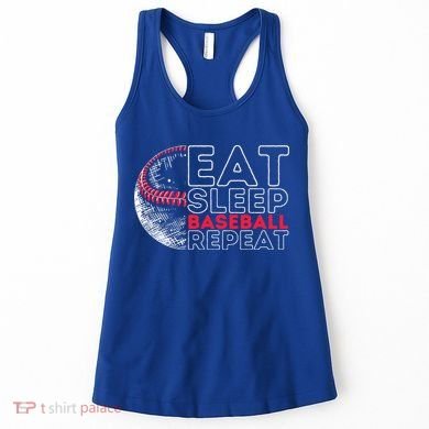 Eat Sleep Baseball Repeat Players Women's Tank Top