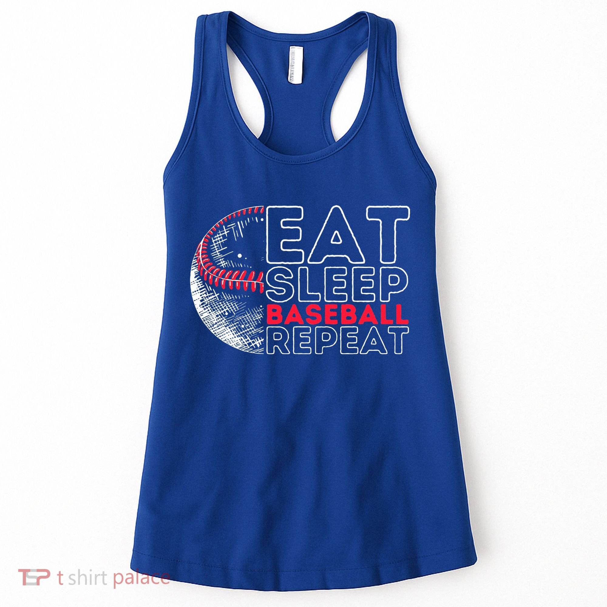 Eat Sleep Baseball Repeat Players Women's Tank Top