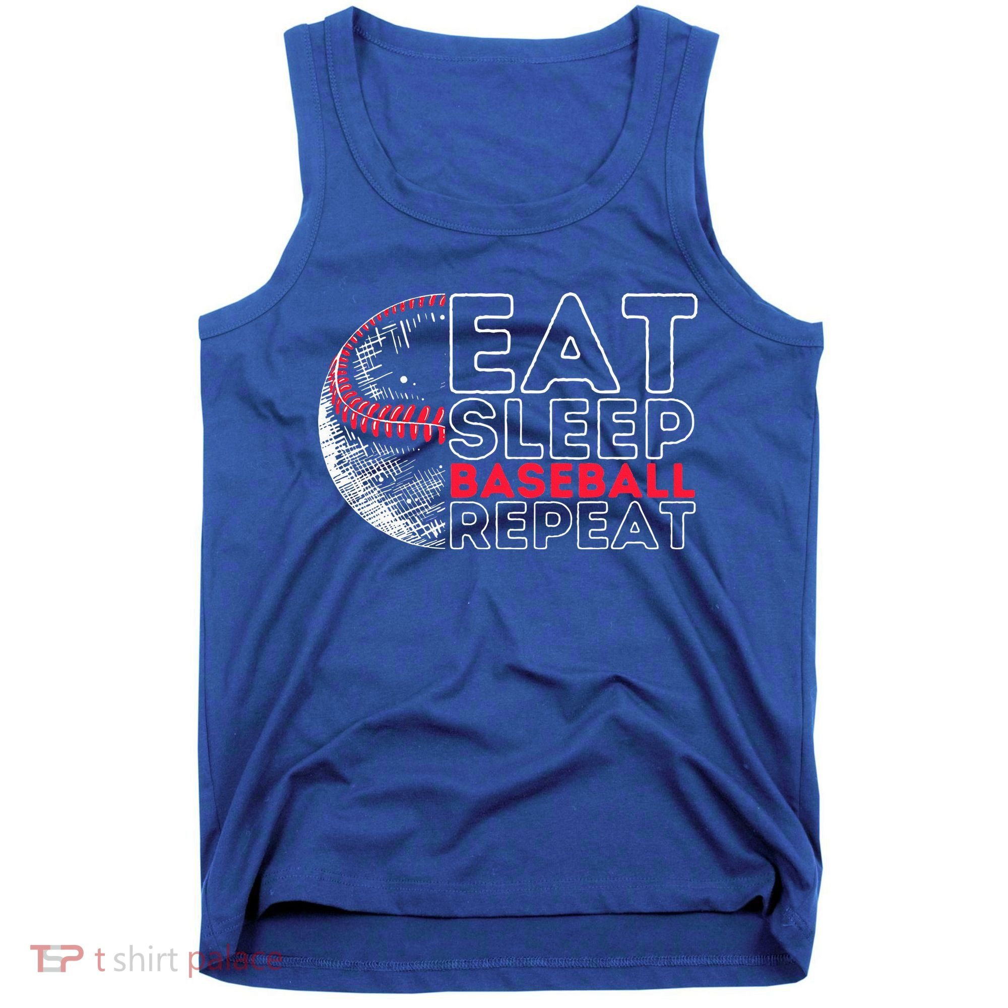 Eat Sleep Baseball Repeat Players Tank Top
