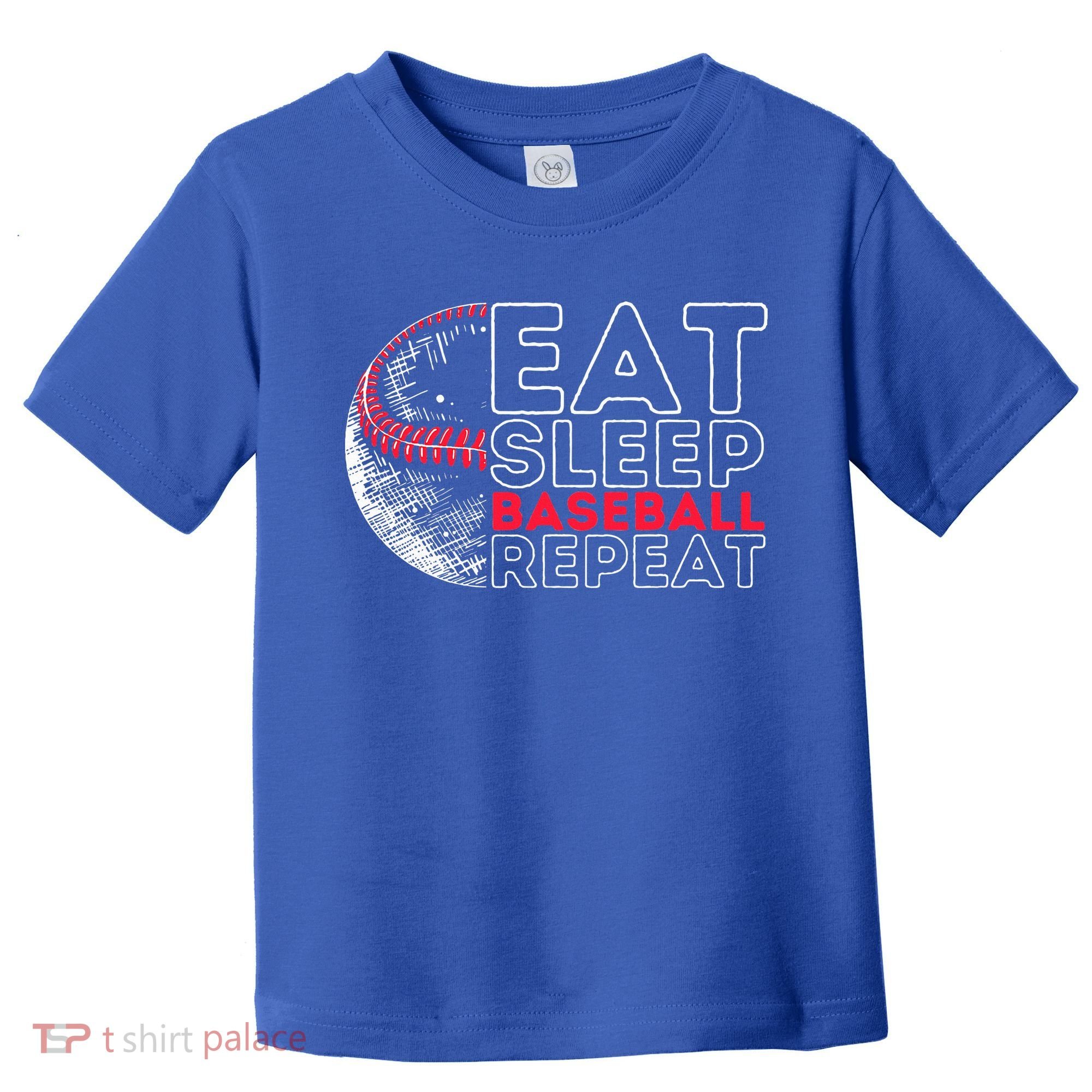 Eat Sleep Baseball Repeat Players Toddler T-Shirt