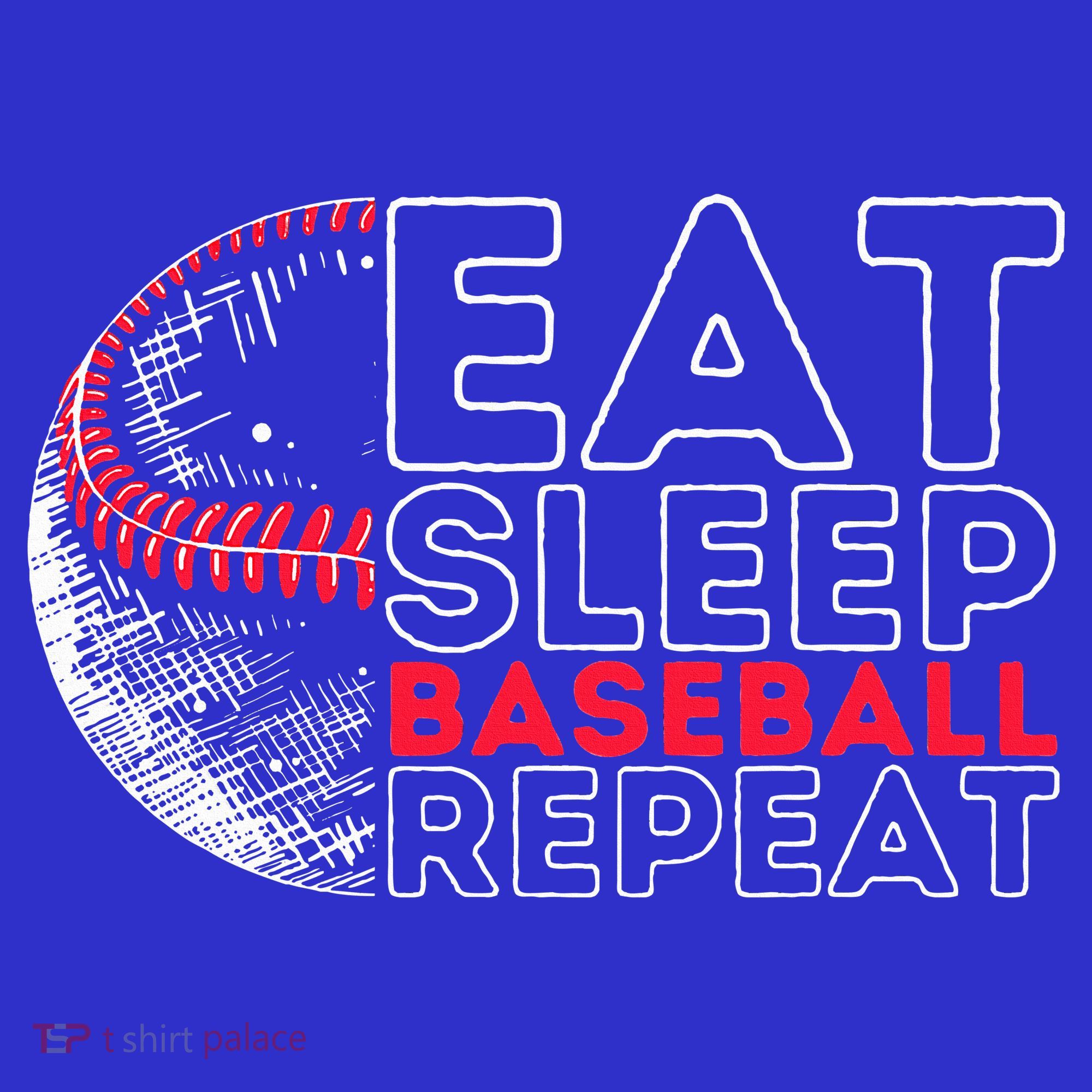 Eat Sleep Baseball Repeat Players Women's Long Sleeve Shirt
