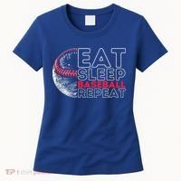 Eat Sleep Baseball Repeat Players Women's T-Shirt thumb 0