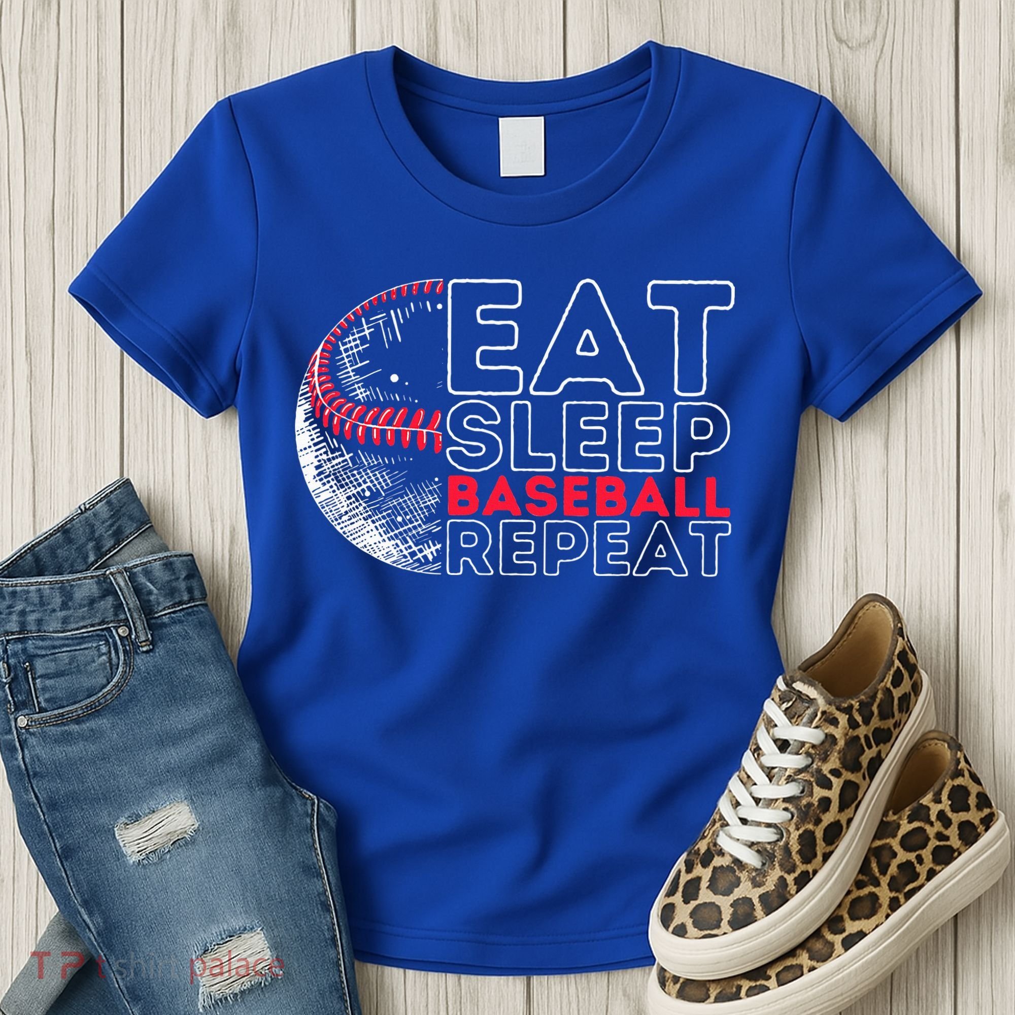 Eat Sleep Baseball Repeat Players Women's T-Shirt