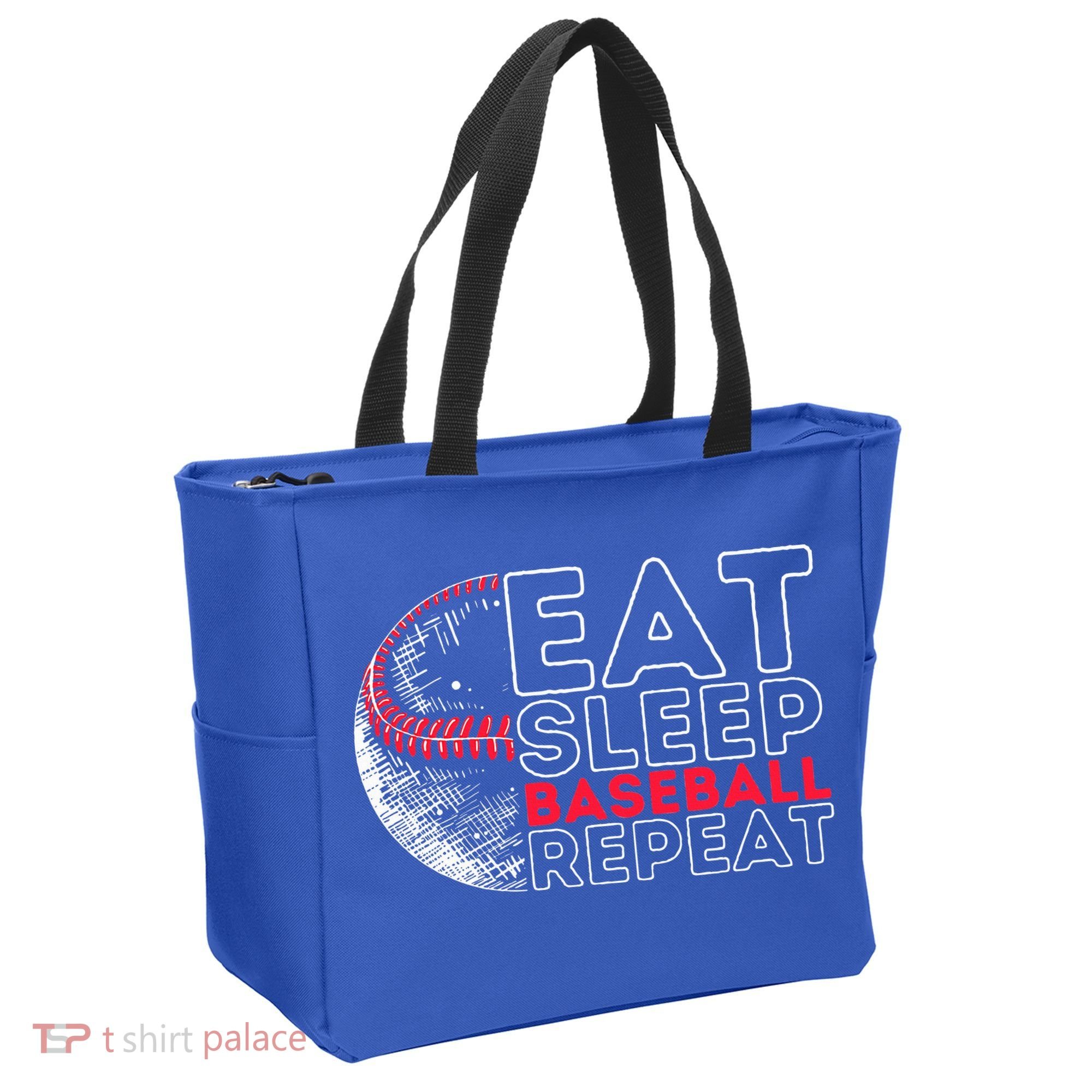 Eat Sleep Baseball Repeat Players Tote Bag