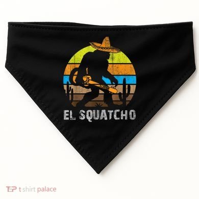 El Squatcho Bigfoot Sasquatch USA-Made Doggie Bandana
