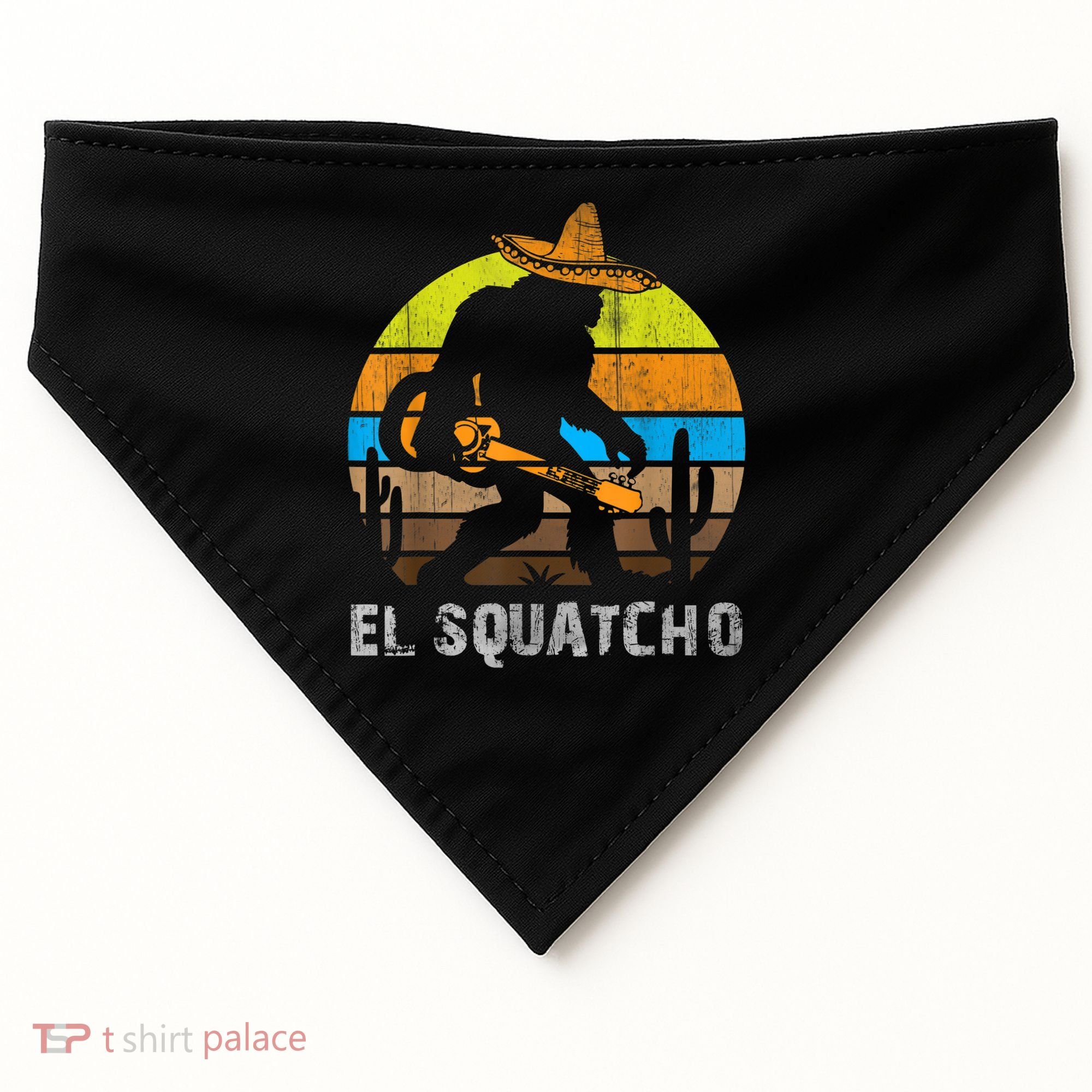 El Squatcho Bigfoot Sasquatch USA-Made Doggie Bandana