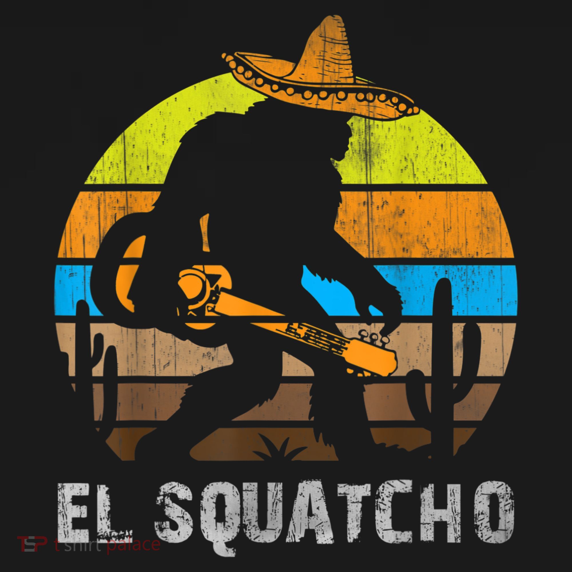 El Squatcho Bigfoot Sasquatch Polo