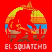El Squatcho Bigfoot Sasquatch Santa Hat thumb 1